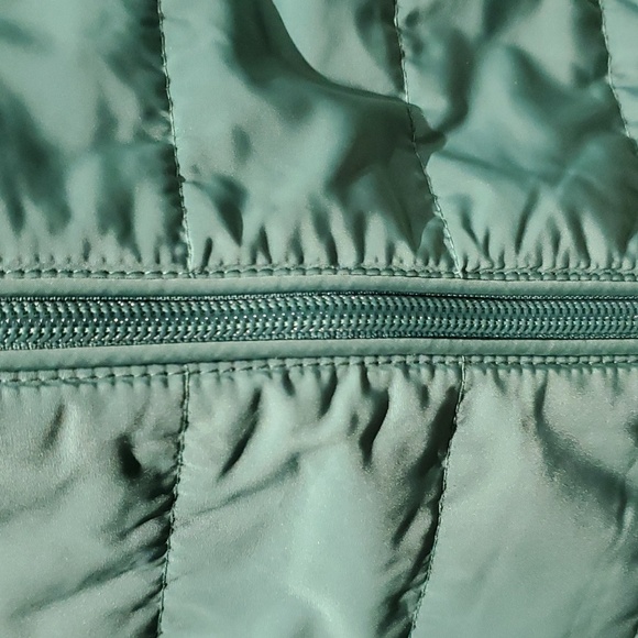 WOMENS ZUDA PEPLUM PUFFER SHORT COAT SIZE MEDIUM - Picture 3 of 8